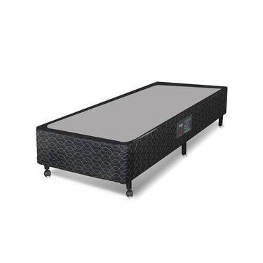 Imagem de Base Box para Colchão de Solteiro Castor Class 39x78x188 cm - Cinza/Preto
