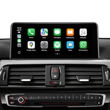 Imagem de Tela CarPlay de 10,25 polegadas para BMW Série 3 F30 F31 F34 / Série 4 F32 F33 F36 (2013-2016) | CarPlay sem fio e Android Auto | Serve para sistema NBT | Mantém iDrive | Tela sensível ao toque IPS