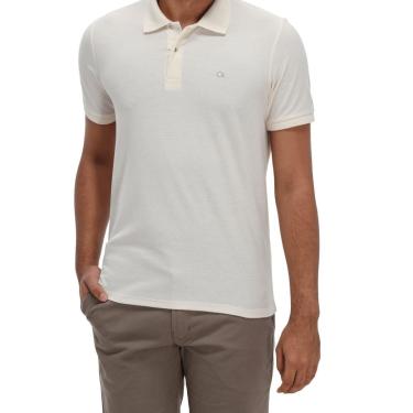 Imagem de Camisa Polo Casual Masculina Ogochi 007530016 Offwhite-Masculino