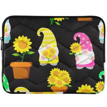Imagem de Capa para notebook Spring Gnomos Girassóis capa para laptop MacBook Air 13 polegadas capa fofa universal de 13 a 14 polegadas