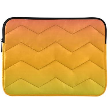 Imagem de Capas coloridas gradientes para laptop com capa acolchoada para notebook multicolorida, capa universal para 13 computadores, laptop de 14 polegadas