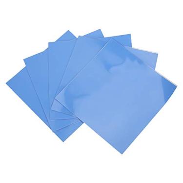 Imagem de Almofada condutora térmica, placa de dissipação de calor de silicone CPU GPU 100 x 100 x 5 mm 1,5 W/m-k, para memória de placa gráfica, eletrodomésticos, indústria de LED