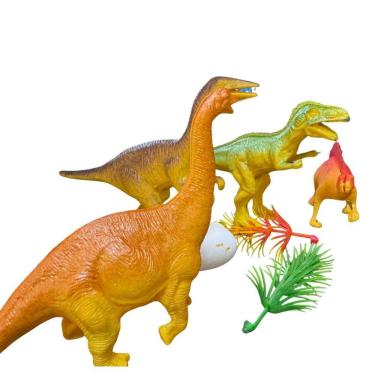 Imagem de Brinquedo Forest Dinosaur 4 Dinossauros TK-AB4734 Toy King