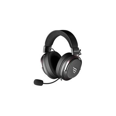 Imagem de Headset Gamer Sem Fio Fallen Morcego Pro Wireless, 7.1 Virtual, Surround, Bluetooth 5.2, Microfone Destacável, Preto - HE00062