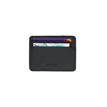 Imagem de Porta Cartão Masculino de Poliéster Advanced Preto - Bagaggio, U