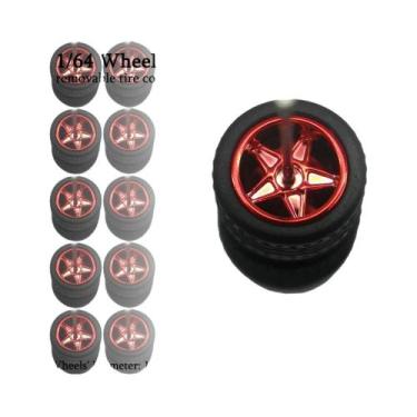 Imagem de Carros De Brinquedo Em Escala 1/64 Com Pneus De Borracha Destacáveis, 