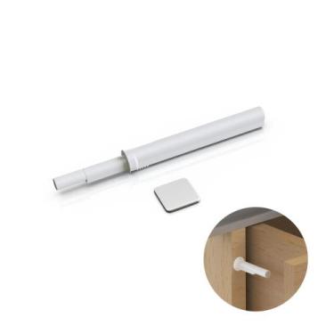 Imagem de Fecho Torque Pulsador Magnético Embutir Tipo Caneta Branco - Hd, Fecho