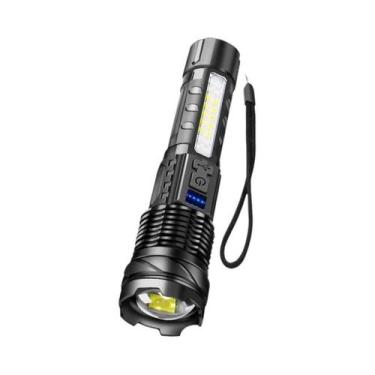 Imagem de Lanterna LED Recarregável À Prova d'Água Com Zoom, 7 Modos, Alta Potên