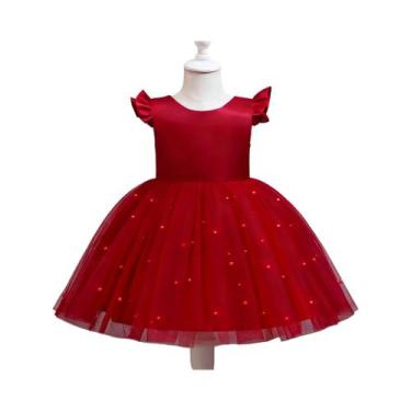 Imagem de Vestido De Princesa De Natal Para Meninas, Fantasia De Dança Infantil,