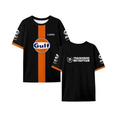 Imagem de Camiseta Masculina De Secagem Rápida Com Estampa 3D De Corrida De Moto