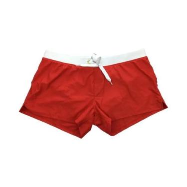 Imagem de Sunga De Praia Masculina De Secagem Rápida, 10 Cores, Design Com Bolso