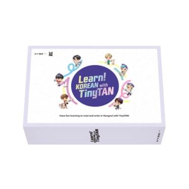 Imagem de Aprenda coreano com TinyTAN (personagens BTS) – Mercadoria oficial do BTS, Kpop Merch, ideia de presente BTS, kit de aprendizagem do alfabeto coreano (Hangeul) para iniciantes/todas as idades, inclui