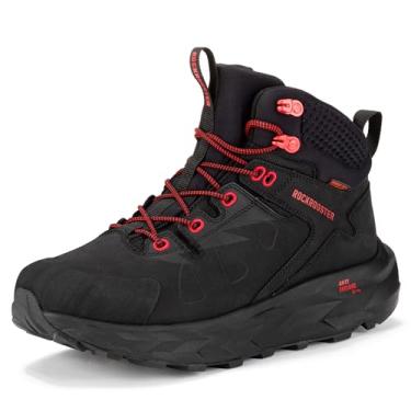 Imagem de ROCKROOSTER Bota masculina Farmington 2 impermeável de couro nobuck antifadiga de 15 cm, Oc21033, 44