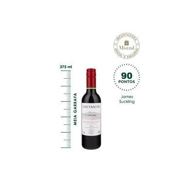 Imagem de Los Vascos Cabernet Sauvignon 2021 - Meia gfa. (Los Vascos - Barons de Rothschild - Lafite) 375ml