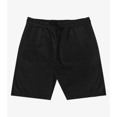 Imagem de Bermuda Juvenil Em Sarja Masculina Minty Preto, 18, Preto
