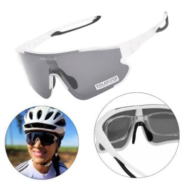 Imagem de Óculos De Sol Polarizado Esportivo Pace Corrida Ciclismo MTB Beach Ten