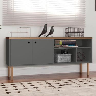 Imagem de Bancada Para Tv Até 60 Polegadas Multi Cinza Caemmun