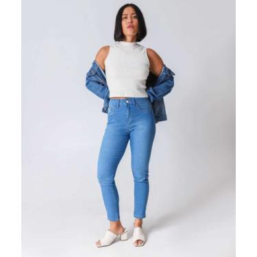 Imagem de Calça Jeans Cigarrete Feminina Biotipo Azul-36026, Jeans azul, 36