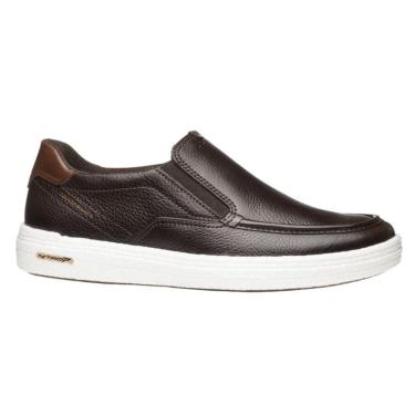 Imagem de Tênis M. Slip On Couro Sola NitroP Calce Fácil Pegada 112001 Cor:;Tamanho:37-Masculino