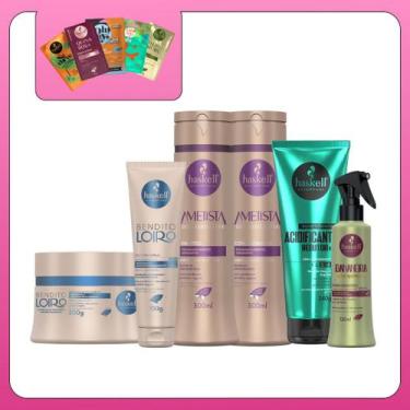 Imagem de Kit Loiro Perfeito Haskell Desamarelador Antiemborrachamento - Haskell