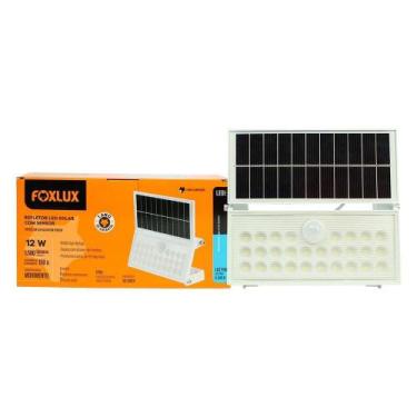 Imagem de Refletor Solar Foxlux Led 12W 6,5K com Sensor