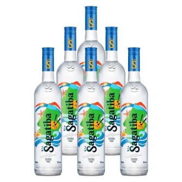 Imagem de Cachaça Cristalina Sagatiba 700ml 6 Unidades