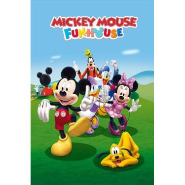 Imagem de Painel Festa Retangular P/ Casado 1,5x2,2m Mickey Mod.6 - Fantasia Brá