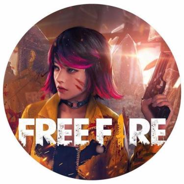Imagem de Painel Festa Redondo 3d Free Fire Estampa Digital 1,50M - Fantasia Bra