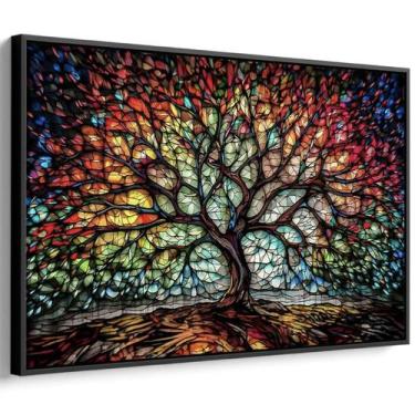 Imagem de Quadro Árvore da Vida em Cores Radiantes Eternas - Mioquadros, 160x100