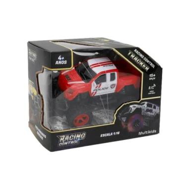 Imagem de Carrinho Controle Remoto Racing Control Tracker Multilaser, Vermelho