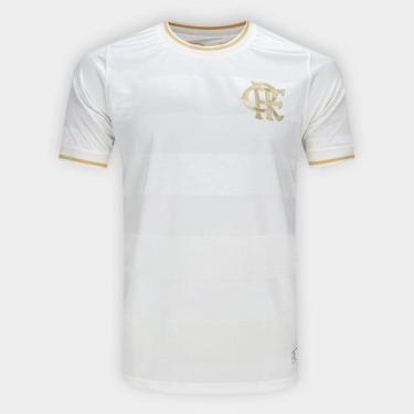 Imagem de Camiseta Flamengo Dry Masculina - Coimbra, Off white, G
