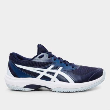 Imagem de Tênis Asics Gameff Feminino, Azul, Branco, 37