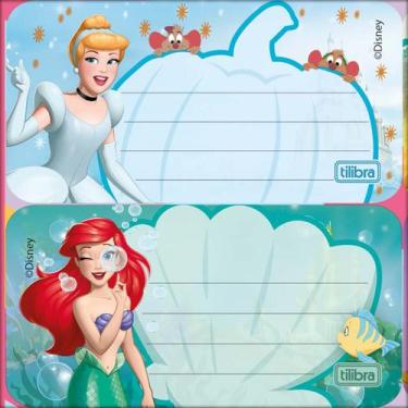Imagem de Etiqueta escolar adesiva Tilibra princesas com 8 etiquetas