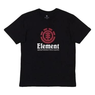 Imagem de Camiseta Element Vertical WT25 Masculina Preto, Preto, M