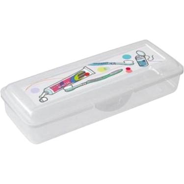 Imagem de Porta Escova e Pasta de Dente Transparente SB