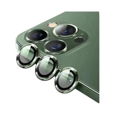 Imagem de Protetor De Lente De Câmera Em Vidro Temperado De Alumínio Para iPhone