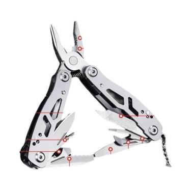 Imagem de Mini Ferramenta Multifuncional Portátil: Canivete Dobrável, Chave De F