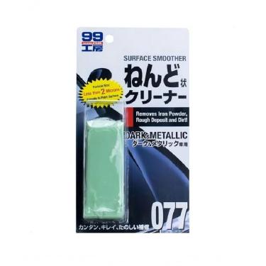 Imagem de Clay Bar para Descontaminação de Pintura Automotiva Preto Dark S99 09077 Leve 150g Veículos Escuros SOFT99