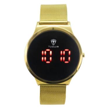 Imagem de Relógio Feminino Tuguir Digital TG107 Dourado-Feminino