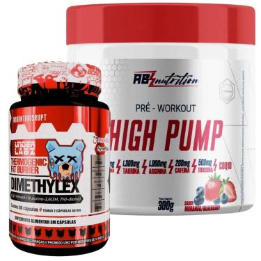 Imagem de Kit Termogênico Dimethylex + Pré-Treino Absolut Nutrit 300g-Unissex