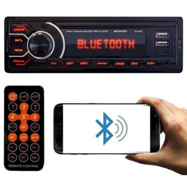 Imagem de Som Automotivo Radio 2 Usb Carrega Cel Bluetooth Sd Controle - OESTESO