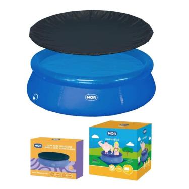 Imagem de Piscina Inflável 1900 Litros Redonda com Capa Mor