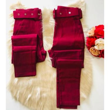 Imagem de Calça sknny bengaline - Preta Pink , P