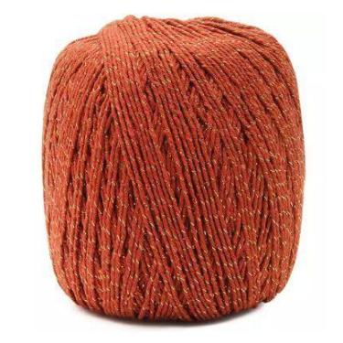 Imagem de Barbante EuroRoma Brilho Ouro 46 - 400g - 406m - Cor 710 Telha - no-br