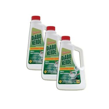 Imagem de Desentupidor De Pias E Ralos Diabo Verde Grande Kit 3 - Nobel do Brasi
