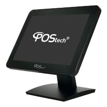Imagem de Monitor Touch Empire 12,1" WXGA 1280x800 com Pedestal Preto 50-60Hz POS-M121 Postech