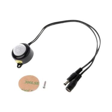 Imagem de Sensor De Movimento Infravermelho PIR Ajustável Com Conector USB DC 5V