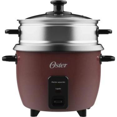 Imagem de Panela Elétrica de Arroz 1L Oster Bordô, 110V