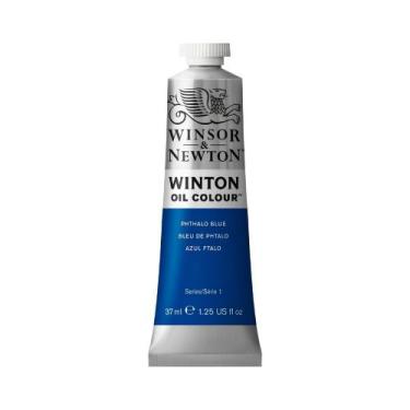 Imagem de Tinta Oleo Winton 37ml Winsor & Newton Sr1 Escolha Cor, PHTHALO BLUE