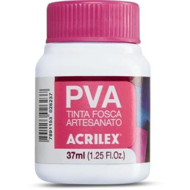 Imagem de Tinta PVA 37ML Branca - Caixa com 12 Unidades - Acrilex